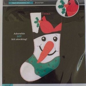Artiste Christmas Felt Stocking Kit Snowman